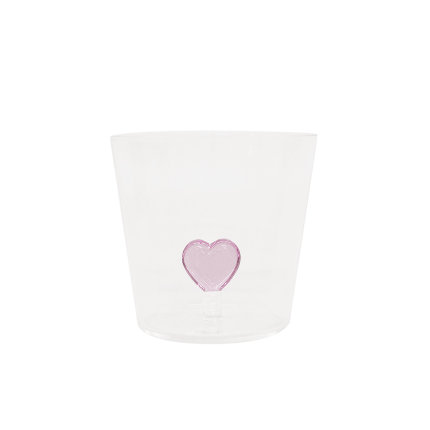 Verre coeur en 3D