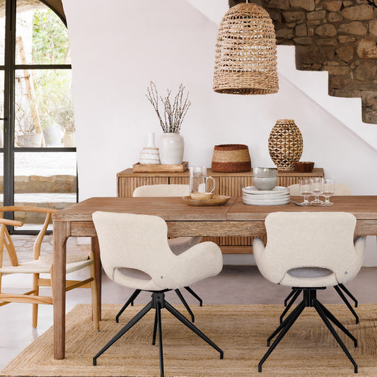 Tapis en jute rectangle 160x230 cm