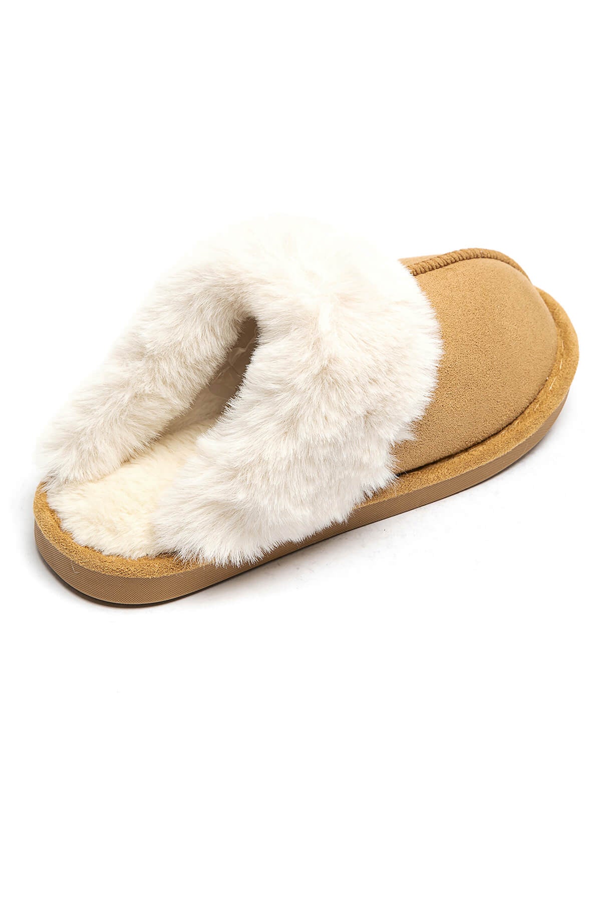 Chaussons mules fourrées