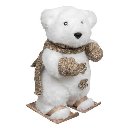 Ours polaire sur skis