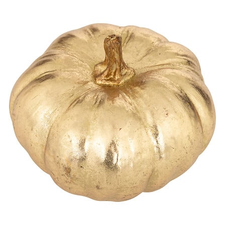 Citrouille décorative dorée