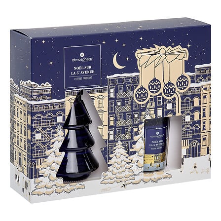 Coffret diffuseur et bougie parfumée Hiver à New York