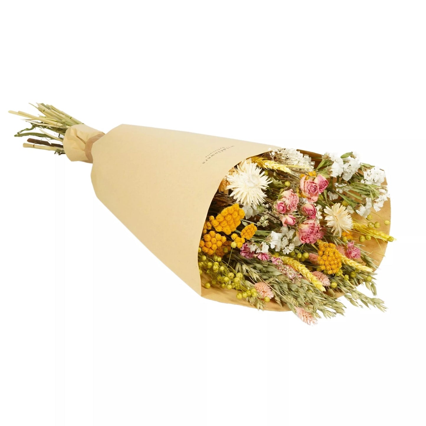 Bouquet de fleurs séchées - Limonade Rose