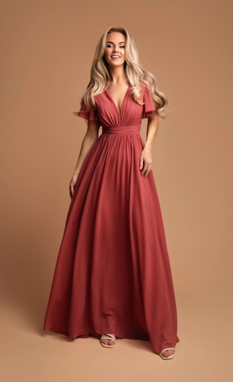 Robe Tacha - Robe longue fluide en mousseline