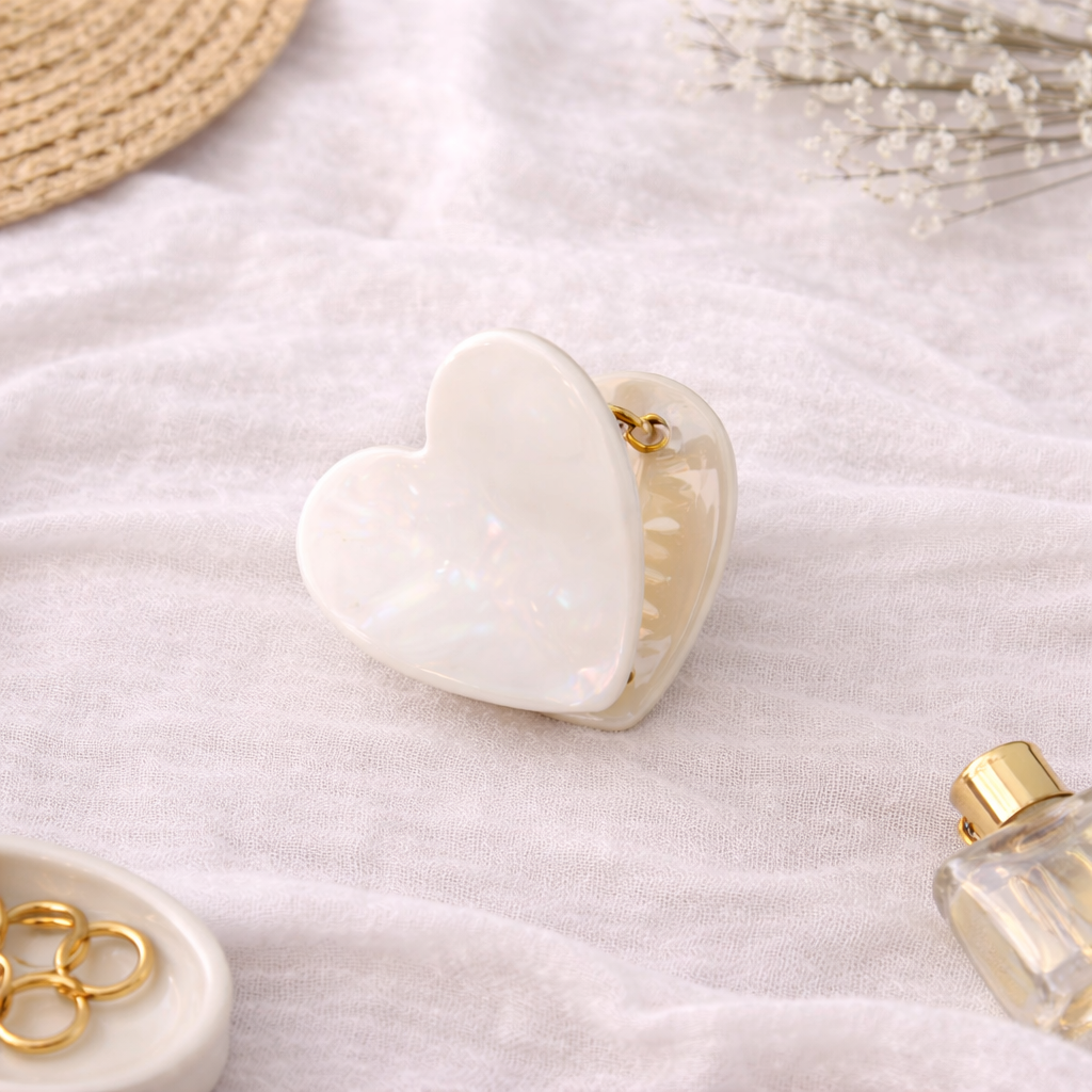 Pince à cheveux cœur – Accessoire cheveux