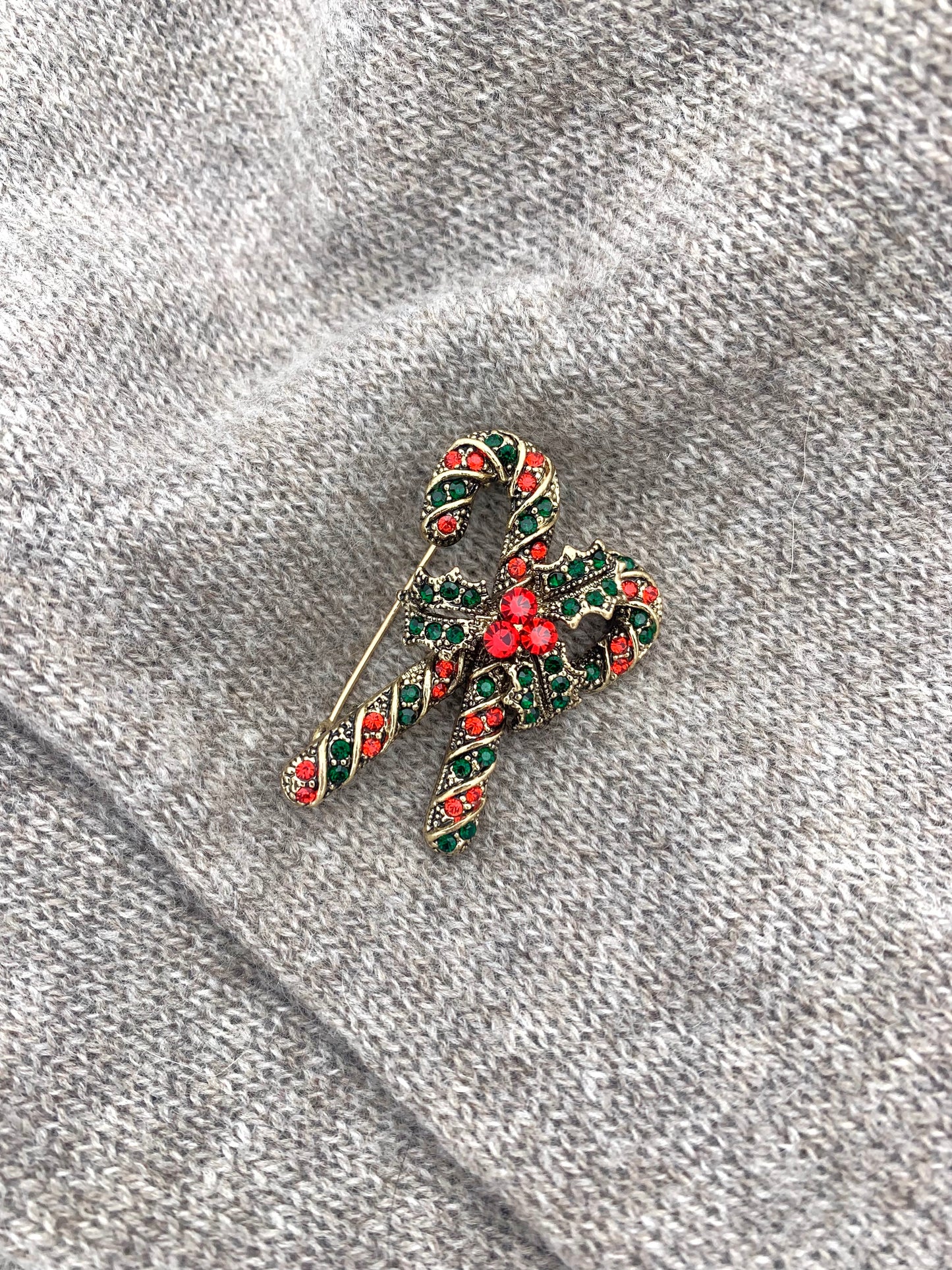 Broche Sucre d’Orge de Noël
