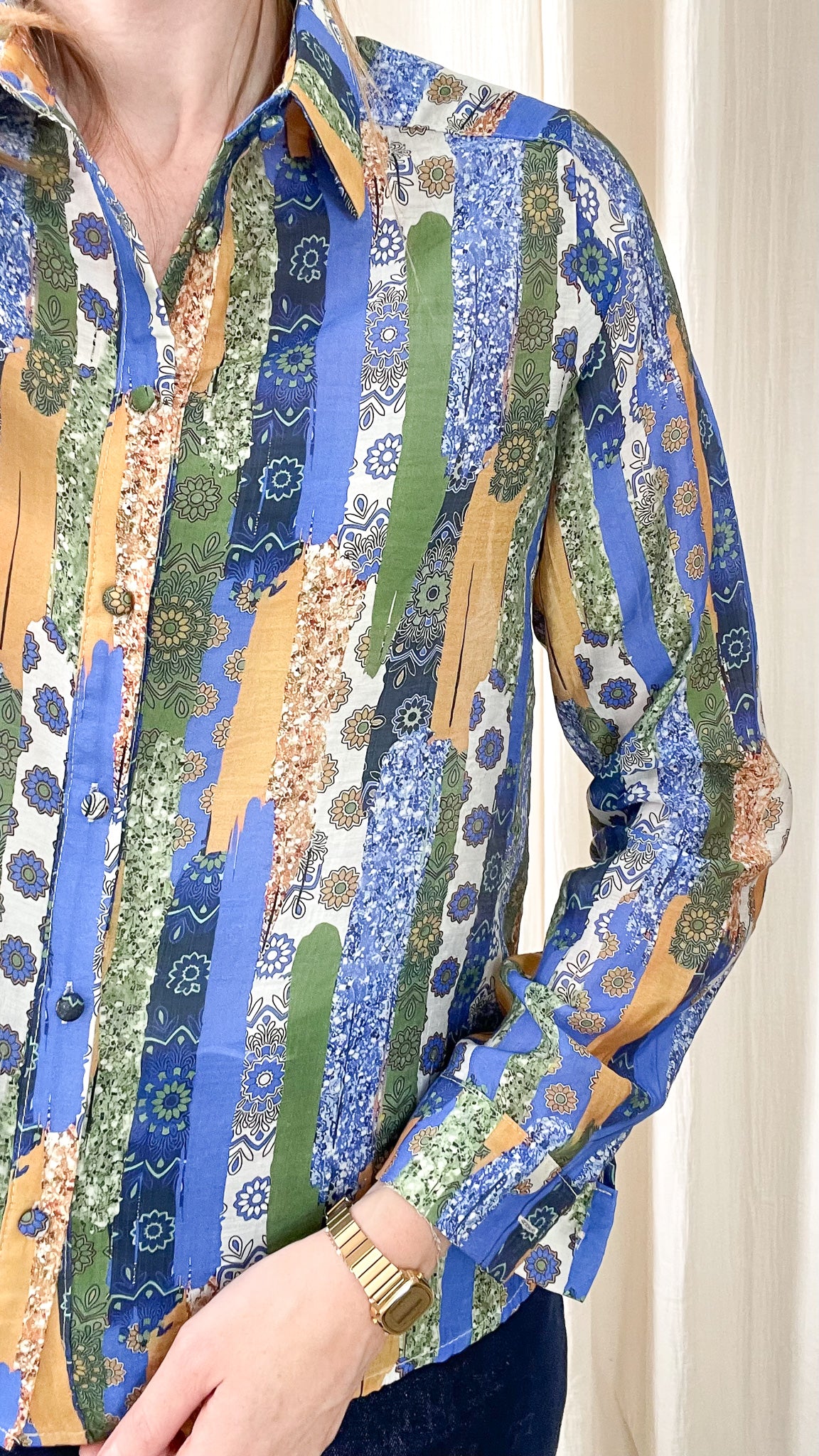 Chemise Diega - Chemise fluide à imprimé