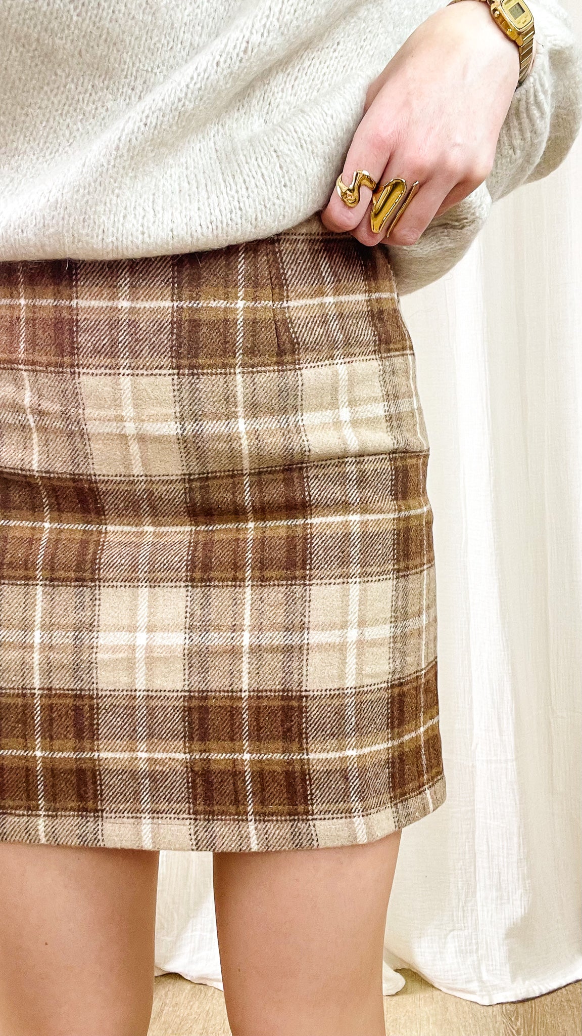 Jupe Tartan – Jupe courte à carreaux