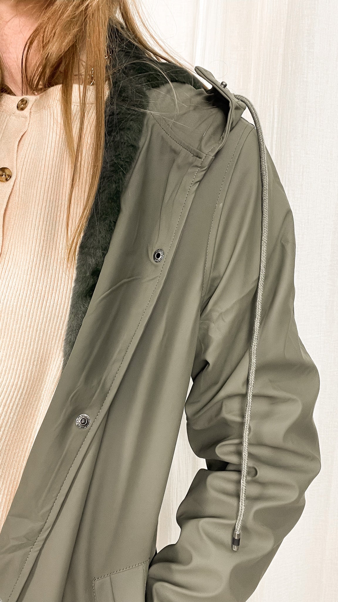 Imperméable fourré - K-way Céline