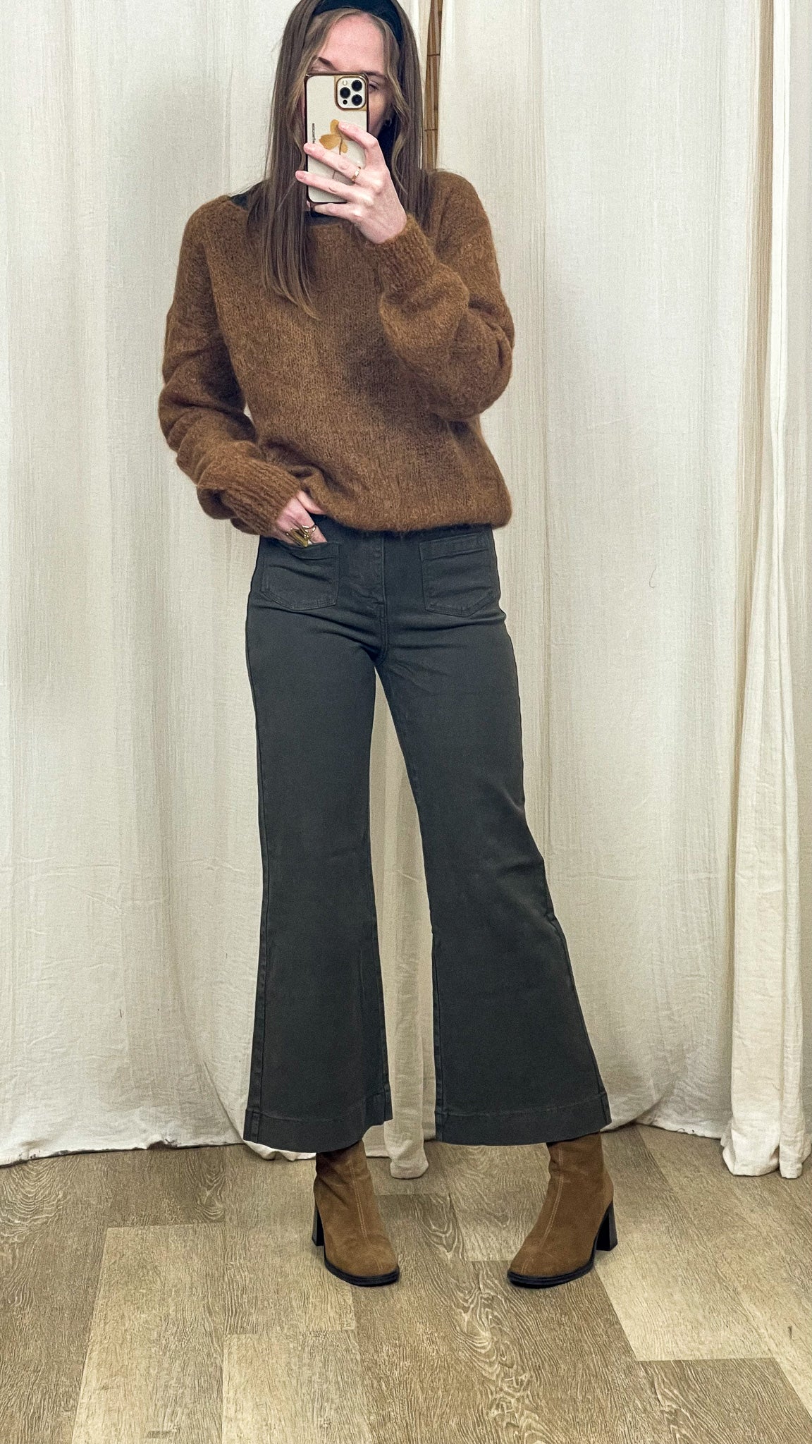 Jean Gasparette - Jean Wide leg Oraije "Team petite"