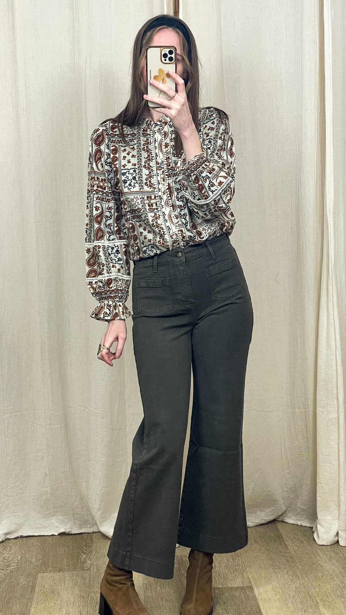 Blouse Aurore - Blouse fluide imprimée bohème