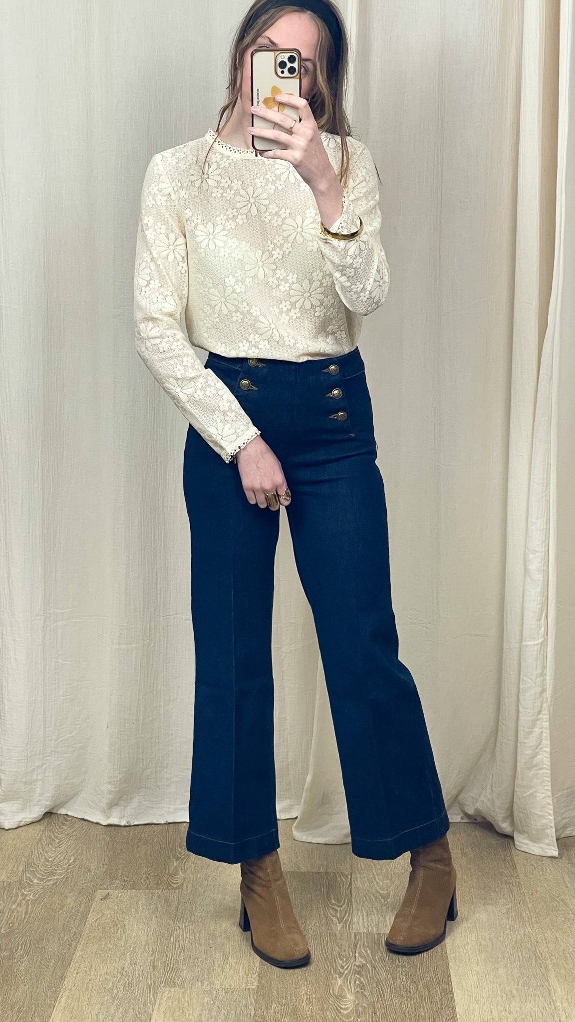 Blouse Béryl – Blouse en dentelle fleurie