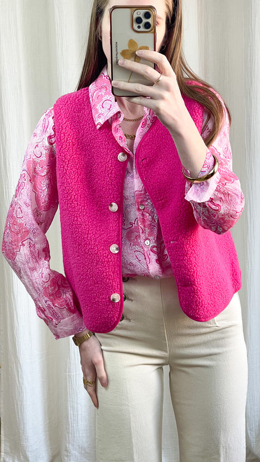 Veste Lucienne – Gilet sans manches en sherpa