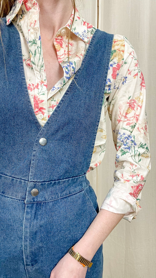 Salopette Jeanne – Salopette en jean à bretelles