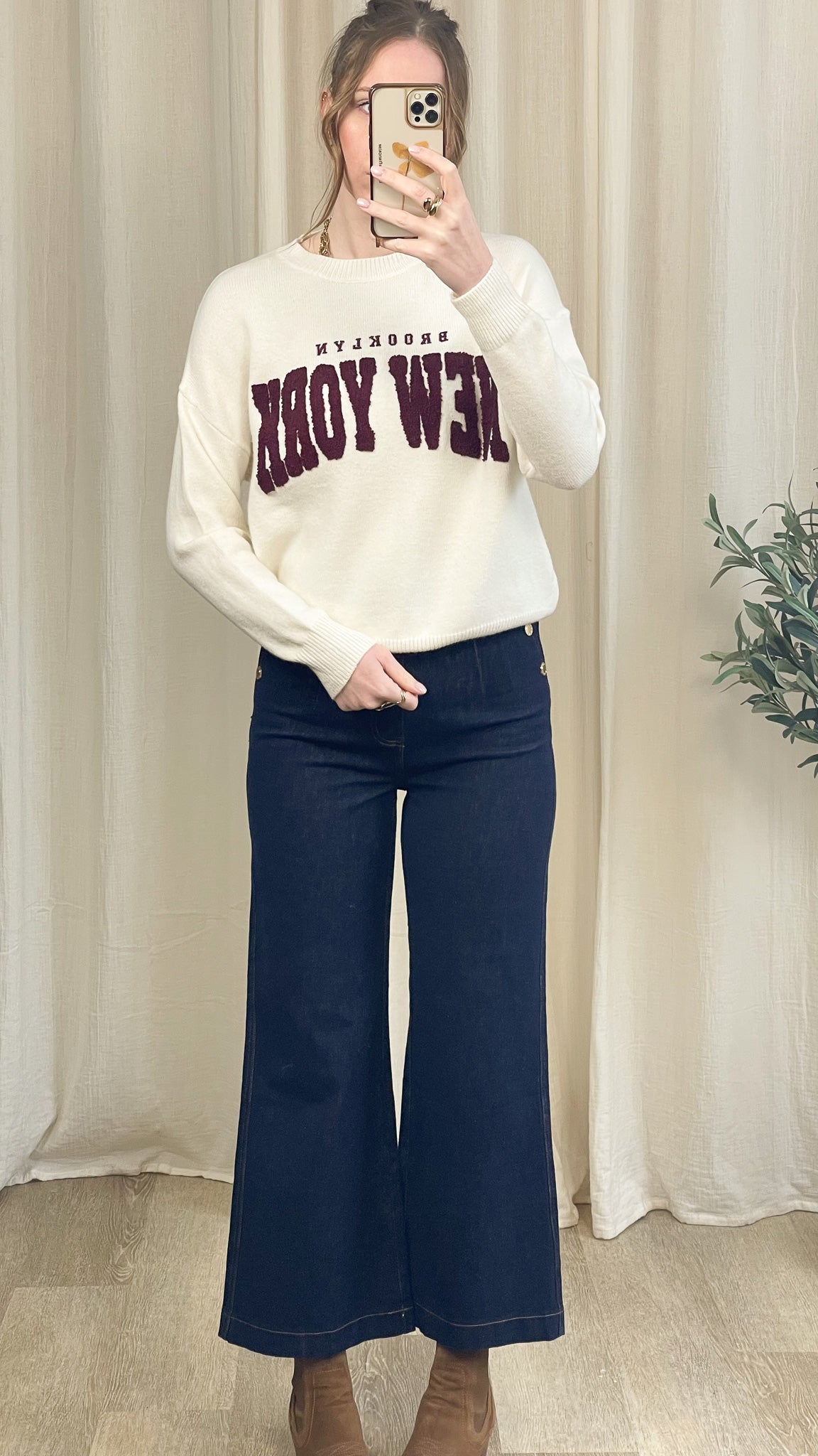 Pull NY - Pull avec écriture New York