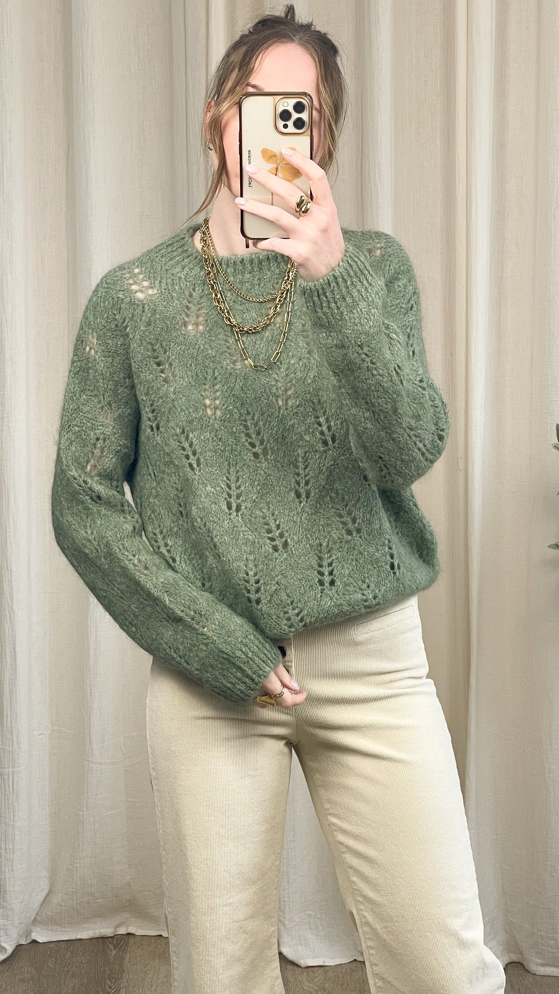 Pull Isadora - Pull ajouré en mohair