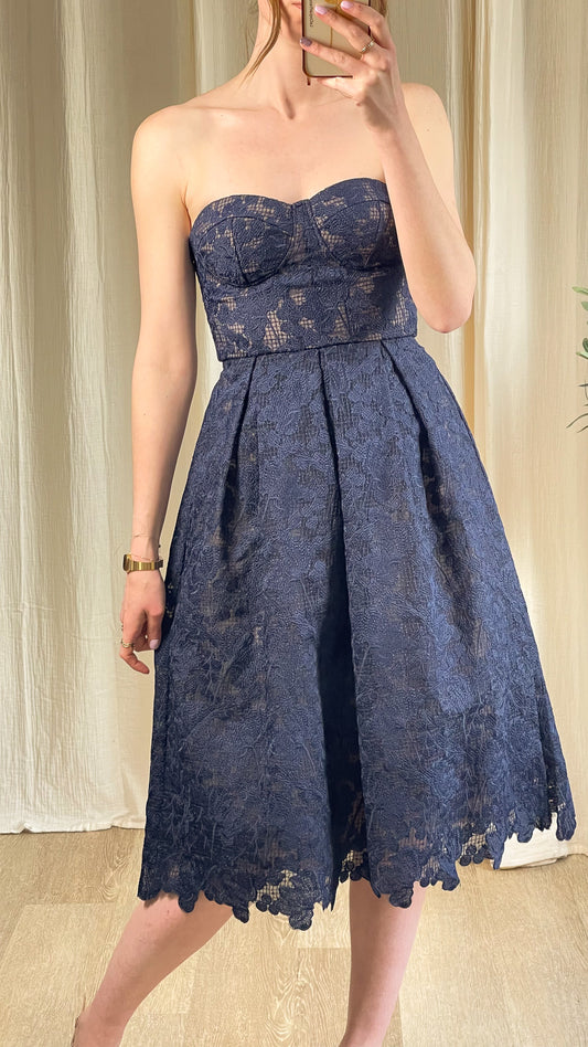 Robe Salma - Robe bustier en dentelle