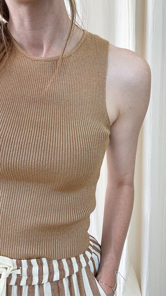 Top Zehra - Top court à paillettes