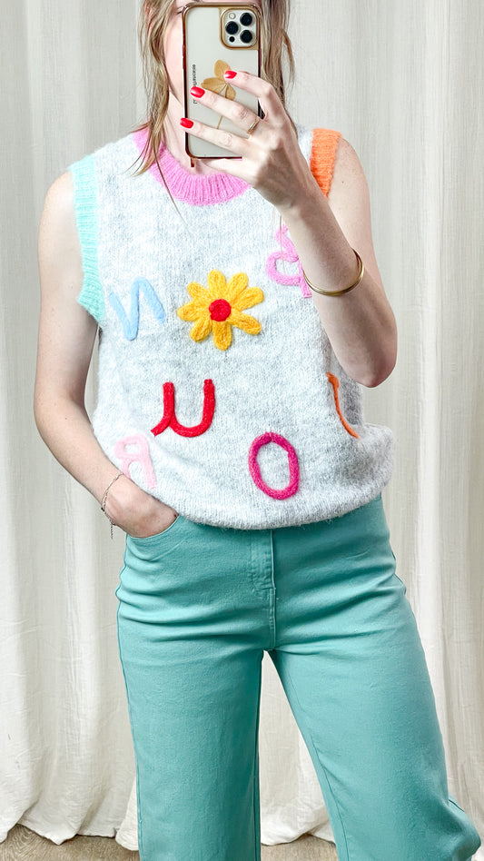 Pull Bonjour - Pull coloré