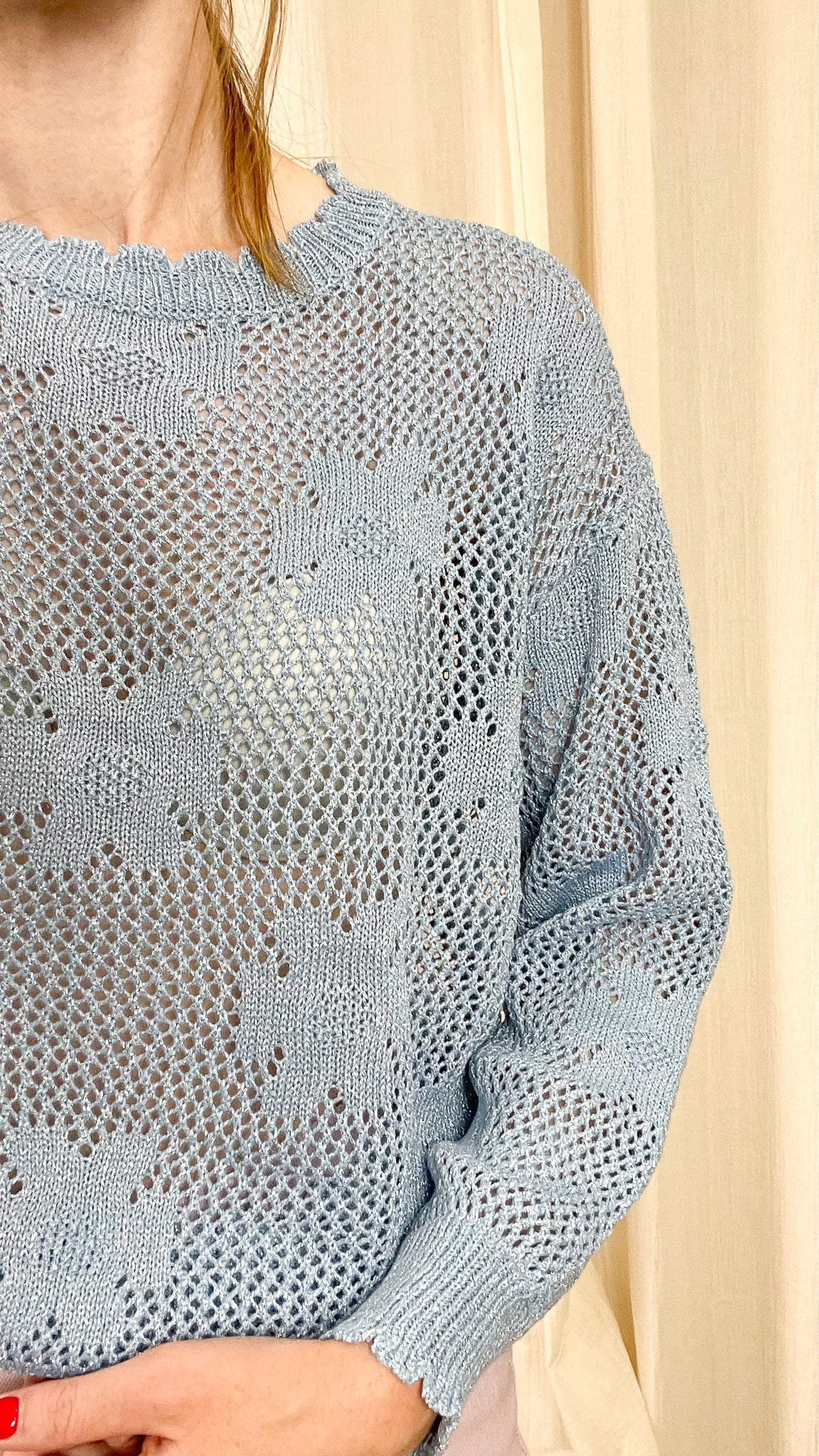 Pull Iris - Pull motif fleurs
