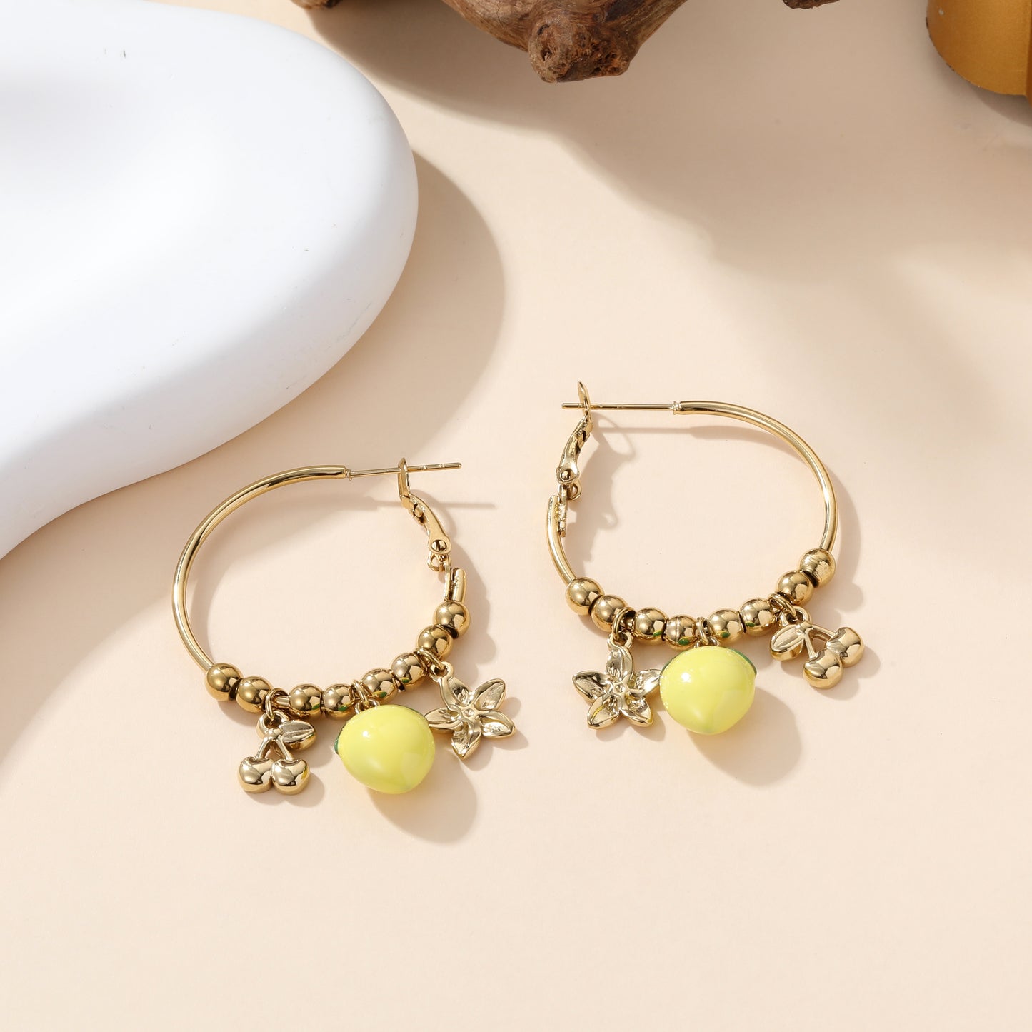 Boucles d'oreilles Citrus