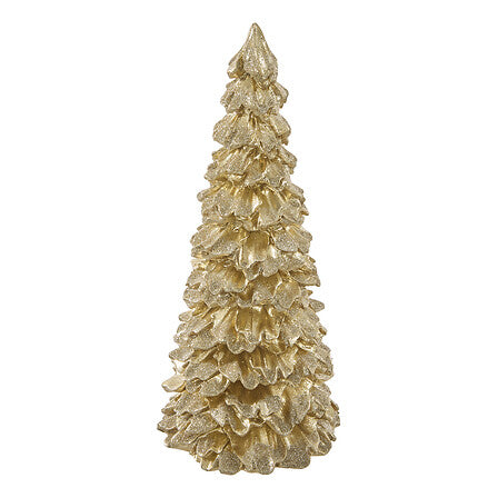 Sapin déco Noël doré