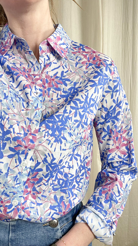 Chemise Jacyane – Chemise fluide à imprimé floral
