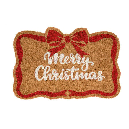 Paillasson nœud Merry Christmas 60 x 40 cm