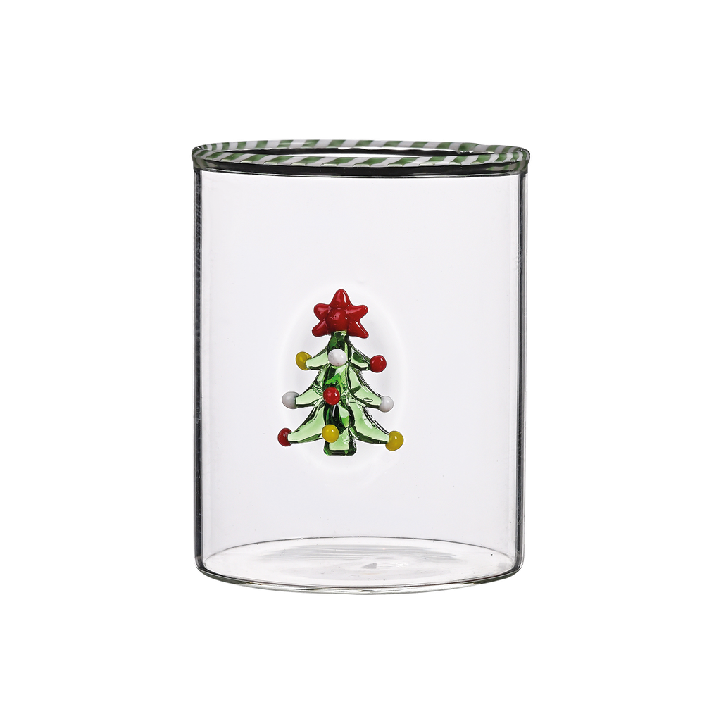 Verre Sapin de Noël 3D