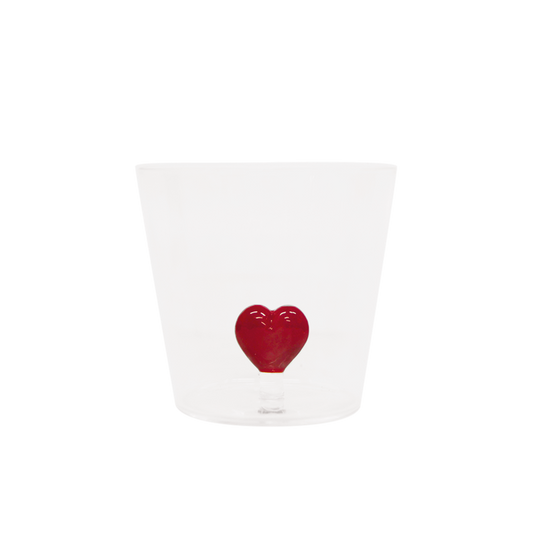 Verre coeur en 3D