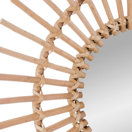 Miroir soleil en rotin D58 - Miroir Jane