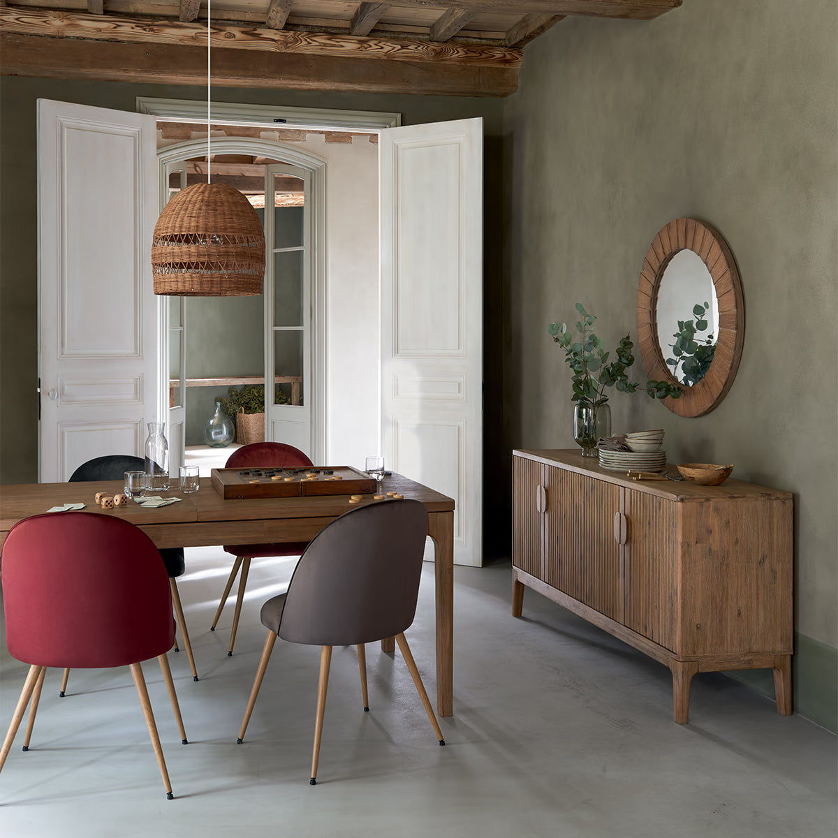 Miroir rond Pamela