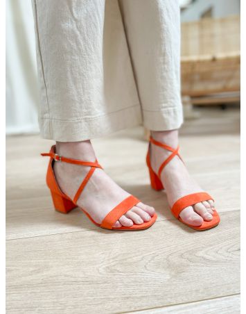 SANDALES ORANGE