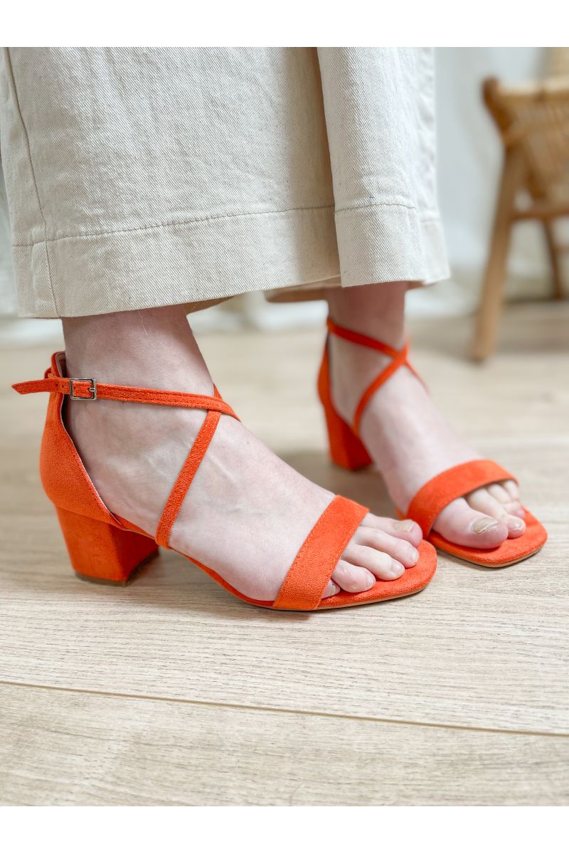 SANDALES ORANGE