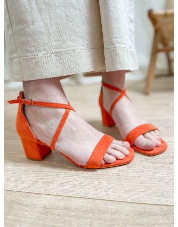 SANDALES ORANGE