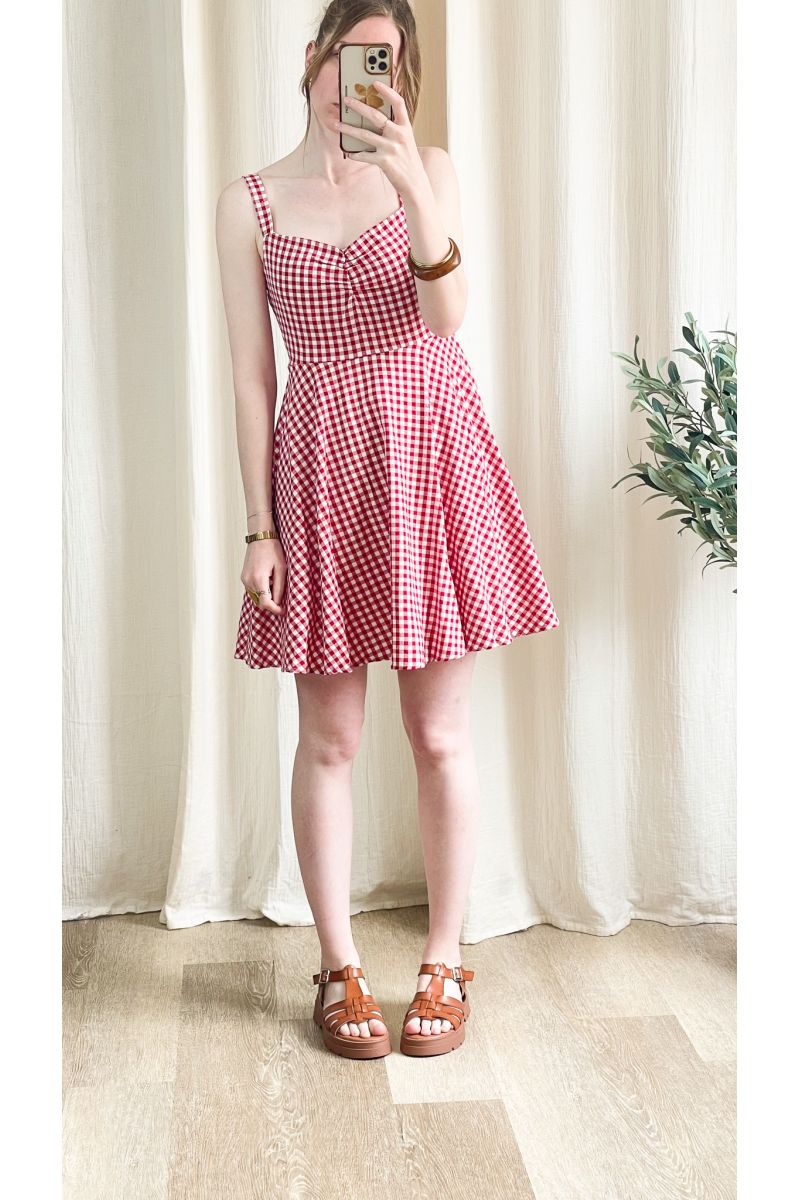 ROBE VICHY