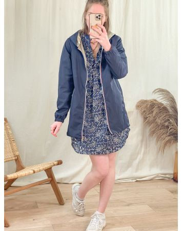 PARKA COLINE bleu marine