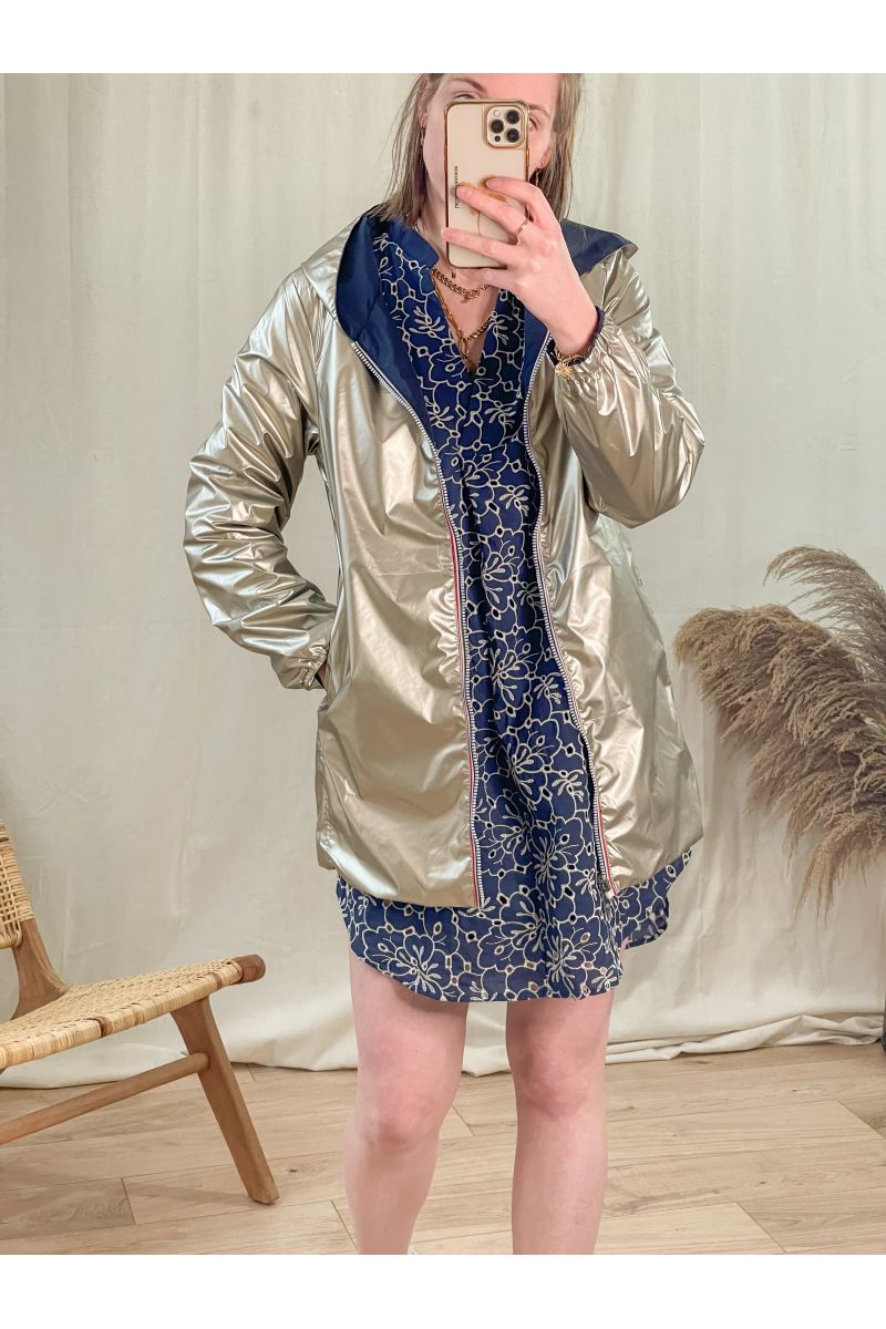 PARKA COLINE bleu marine