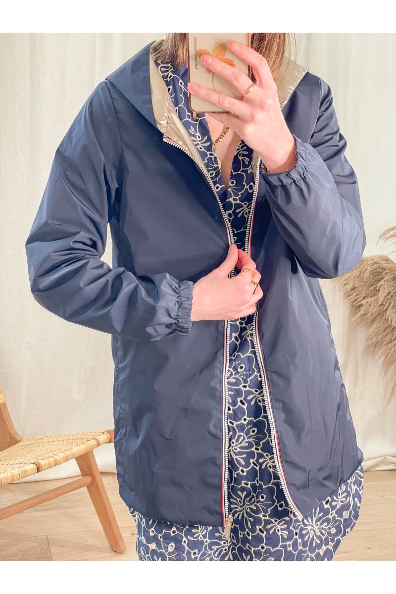 PARKA COLINE bleu marine