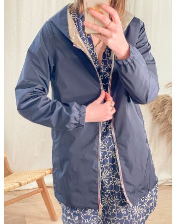 PARKA COLINE bleu marine