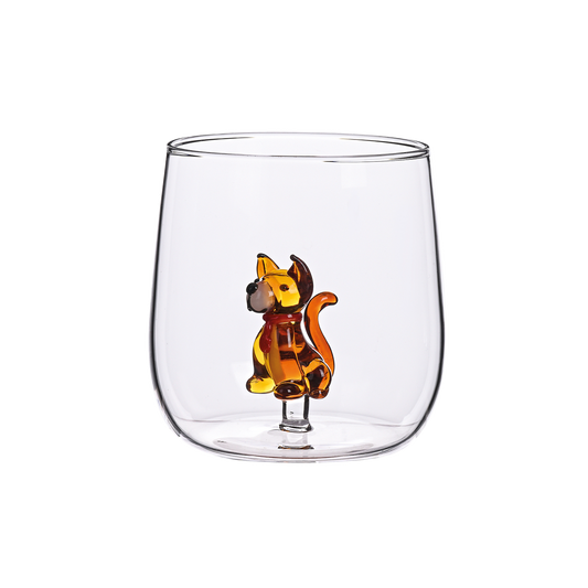 Verre 3D chien Bella