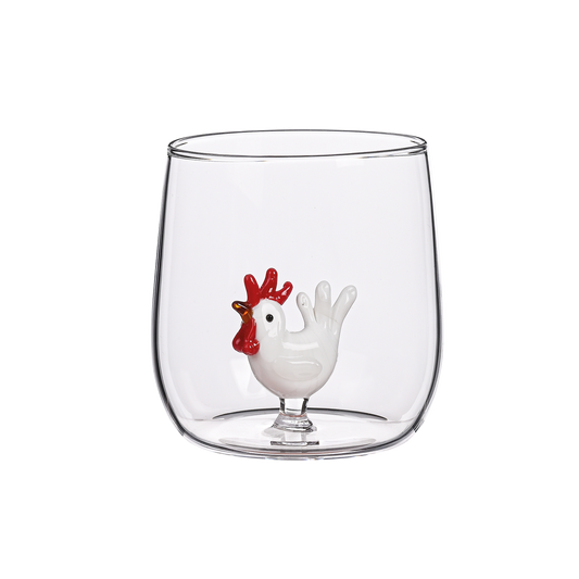 Verre 3D Coq