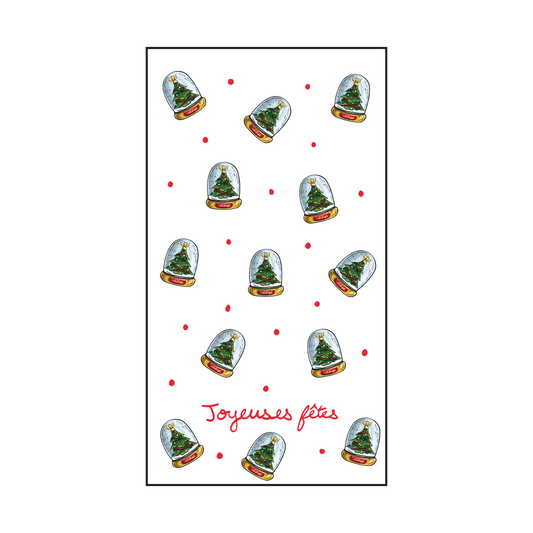 Serviettes en papier x15 - Boule à neige