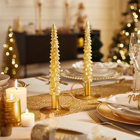 Bougies Sapin (Lot de 2)