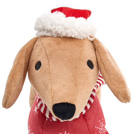Peluche de Noël - Teckel décoratif Père Noël ou renne