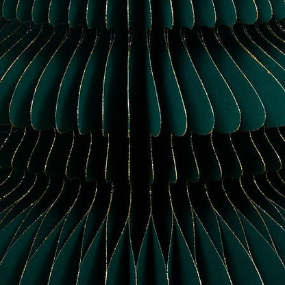 Sapin papier Kami haut 60 cm vert - Décoration Noël alvéolée