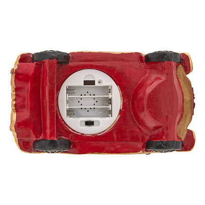 Boule à Neige Lumineuse - Père Noël en Voiture Vintage