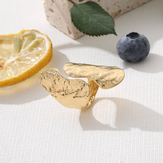 Bague martelée
