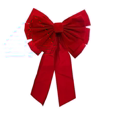 Nœud rouge de noël