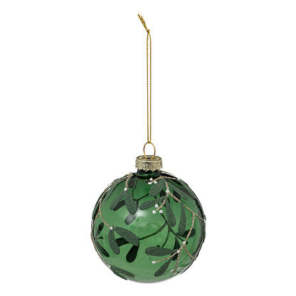 Boule en verre verte